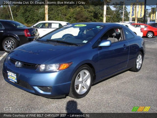 2007 Honda civic ex atomic blue metallic