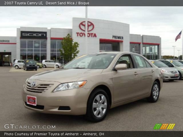 2007 Toyota Camry LE in Desert Sand Mica