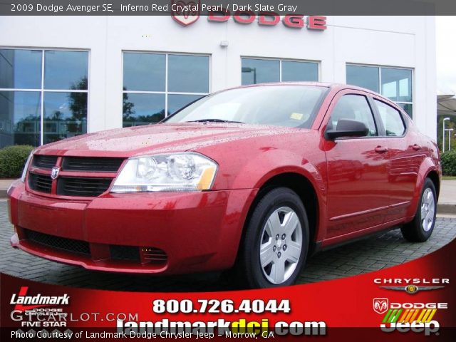 2009 Dodge Avenger SE in Inferno Red Crystal Pearl