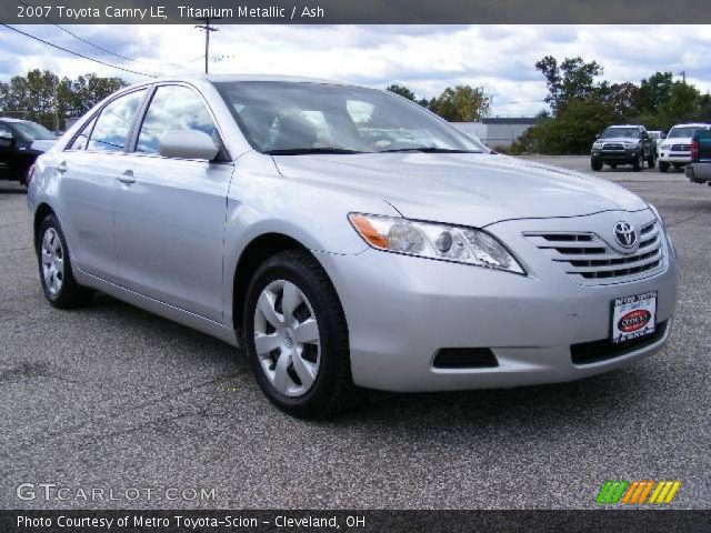 2007 Toyota Camry LE in Titanium Metallic