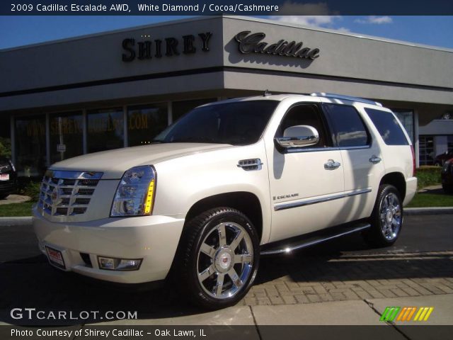 2009 Cadillac Escalade AWD in White Diamond