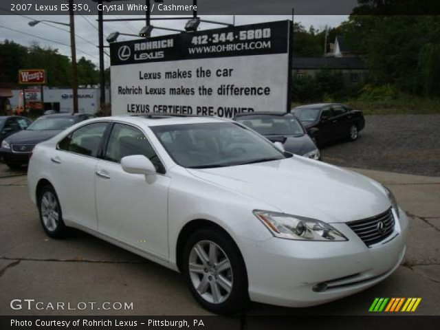 2007 Lexus ES 350 in Crystal White