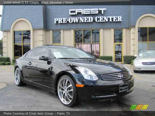 2006 Infiniti G 35 Coupe in Black Obsidian