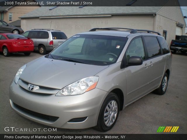 2008 Toyota Sienna LE in Silver Shadow Pearl