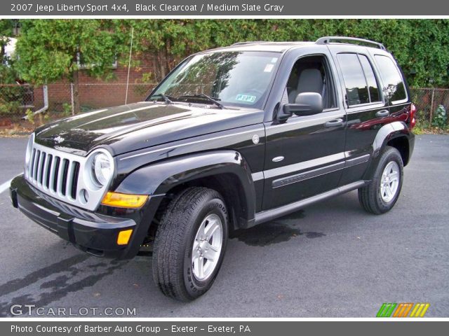 2007 Jeep Liberty Sport 4x4 in Black Clearcoat