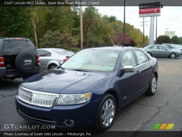 2007 Lincoln MKZ Sedan in Dark Blue Pearl Metallic