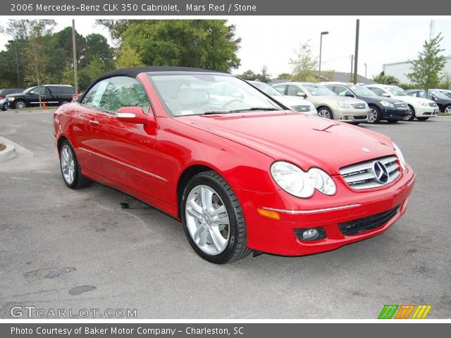 2006 Mercedes-Benz CLK 350 Cabriolet in Mars Red