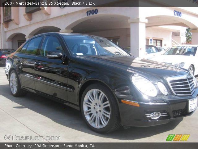 2007 Mercedes-Benz E 350 Sedan in Black