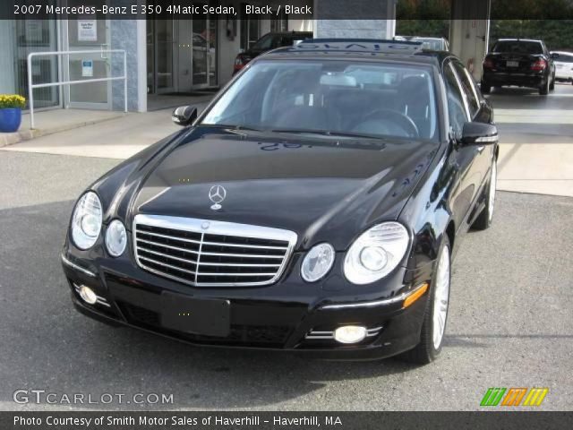 2007 Mercedes-Benz E 350 4Matic Sedan in Black