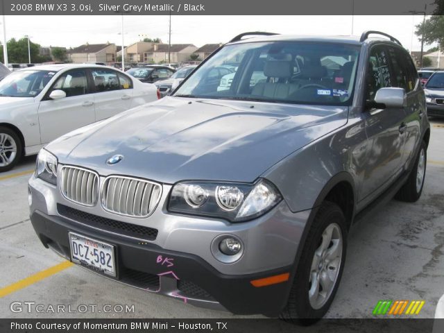 2008 BMW X3 3.0si in Silver Grey Metallic