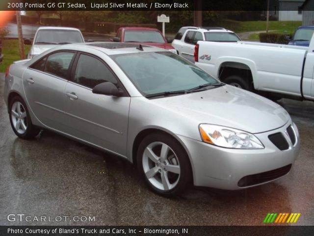 2008 Pontiac G6 GT Sedan in Liquid Silver Metallic