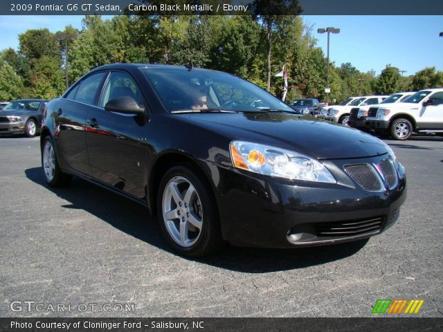 2009 Pontiac G6 GT Sedan in Carbon Black Metallic