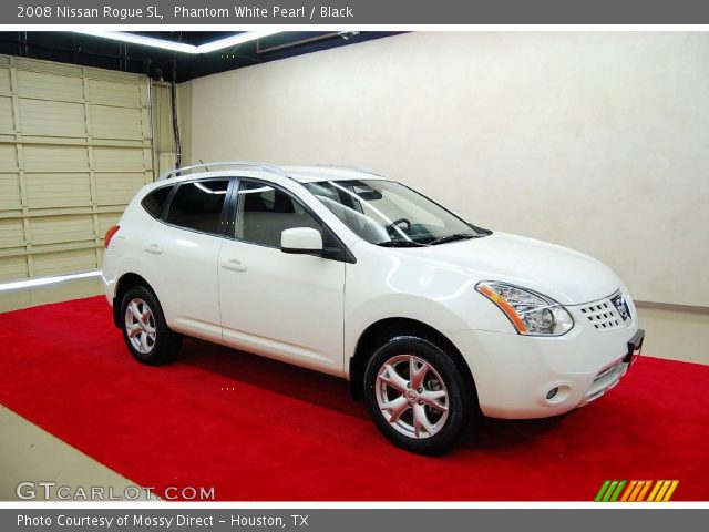 2008 Nissan Rogue SL in Phantom White Pearl
