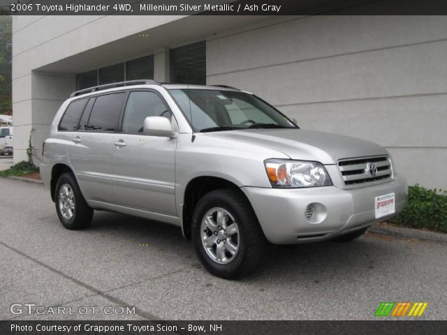2006 Toyota Highlander 4WD in Millenium Silver Metallic