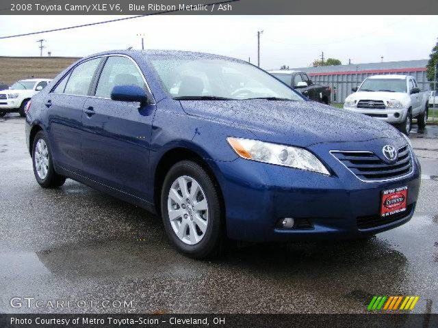 2008 Toyota Camry XLE V6 in Blue Ribbon Metallic