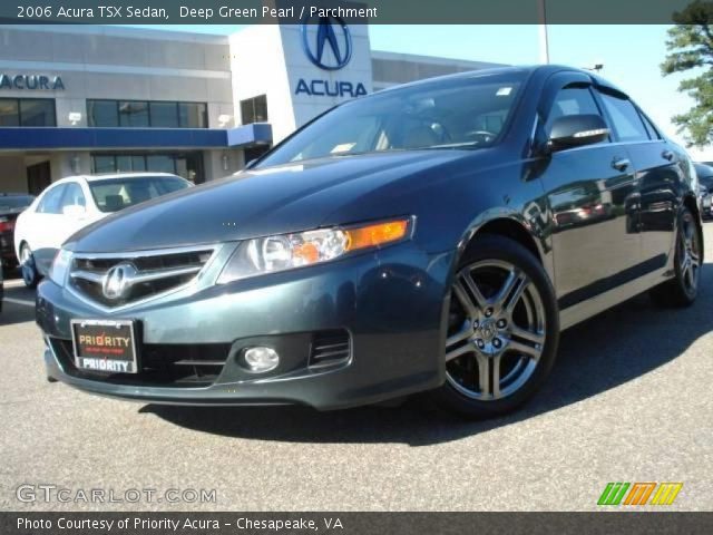 2006 Acura TSX Sedan in Deep Green Pearl