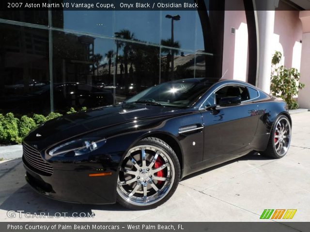 2007 Aston Martin V8 Vantage Coupe in Onyx Black