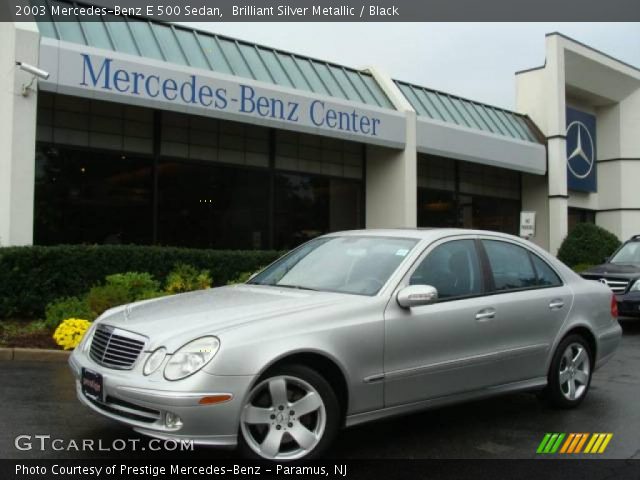 2003 Mercedes-Benz E 500 Sedan in Brilliant Silver Metallic