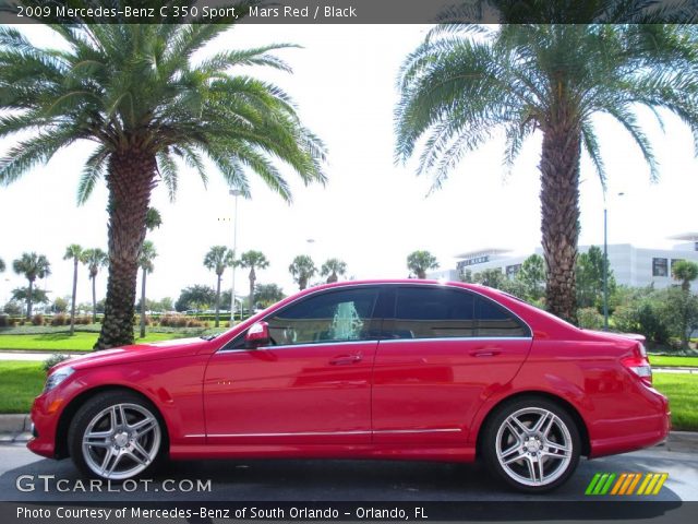 2009 Mercedes-Benz C 350 Sport in Mars Red