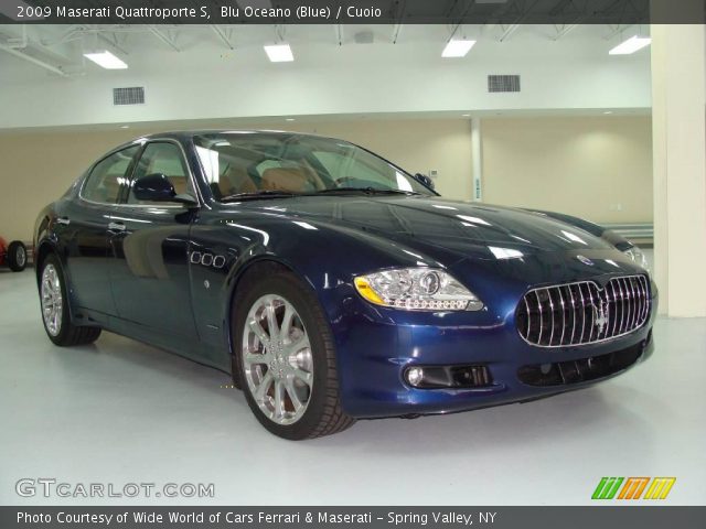 2009 Maserati Quattroporte S in Blu Oceano (Blue)