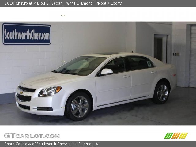 2010 Chevrolet Malibu LT Sedan in White Diamond Tricoat