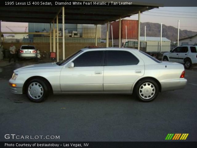 1995 Lexus LS 400 Sedan in Diamond White Pearl Metallic