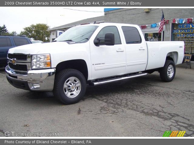 2009 Chevrolet Silverado 3500HD LTZ Crew Cab 4x4 in Summit White