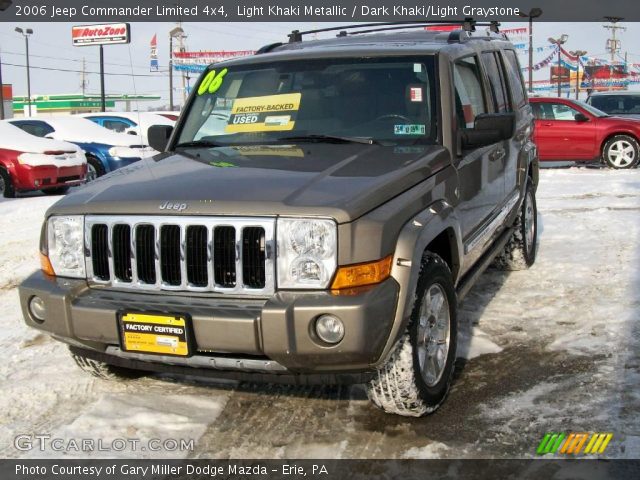 2006 Jeep Commander Limited 4x4 in Light Khaki Metallic