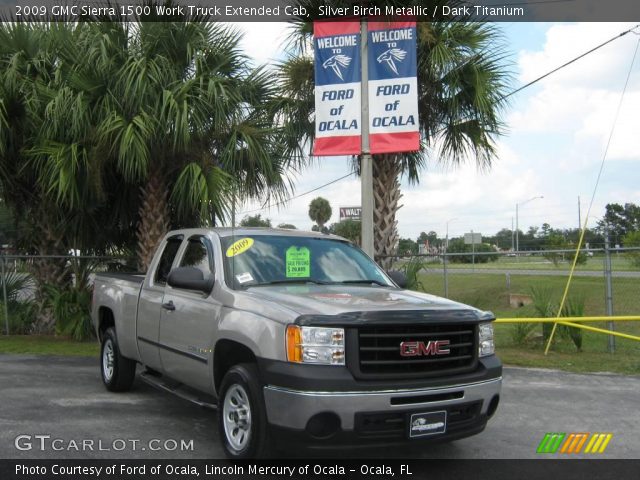 2009 GMC Sierra 1500 Work Truck Extended Cab in Silver Birch Metallic