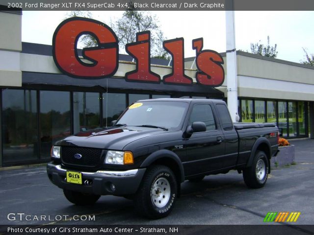 2002 Ford Ranger XLT FX4 SuperCab 4x4 in Black Clearcoat