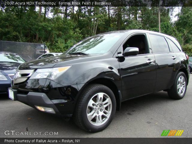 2007 Acura MDX Technology in Formal Black Pearl