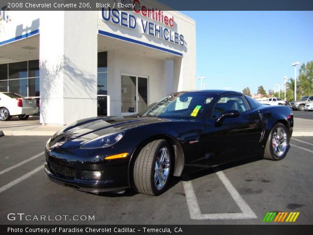 2008 Chevrolet Corvette Z06 in Black