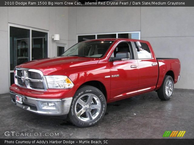 2010 Dodge Ram 1500 Big Horn Crew Cab in Inferno Red Crystal Pearl