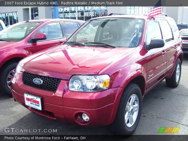 2007 Ford Escape Hybrid 4WD in Redfire Metallic