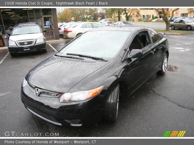 2008 Honda Civic Si Coupe in Nighthawk Black Pearl
