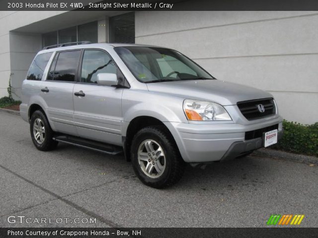 2003 Honda Pilot EX 4WD in Starlight Silver Metallic