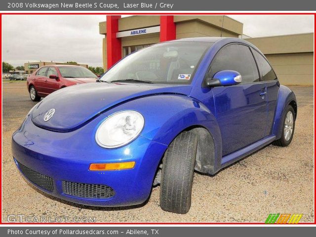 2008 Volkswagen New Beetle S Coupe in Laser Blue