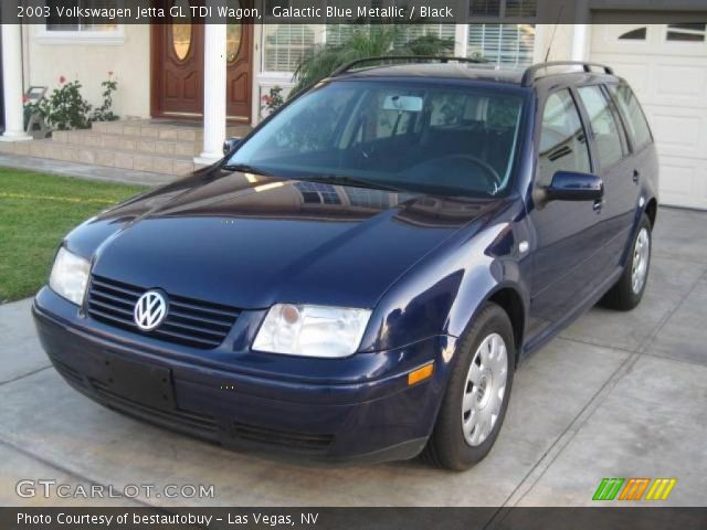 Galactic Blue Metallic 2003 Volkswagen Jetta Gl Tdi Wagon