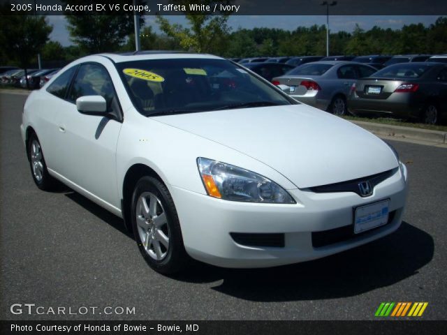 2005 Honda Accord EX V6 Coupe in Taffeta White