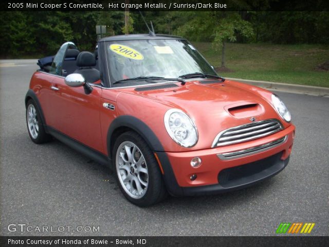 2005 Mini Cooper S Convertible in Hot Orange Metallic