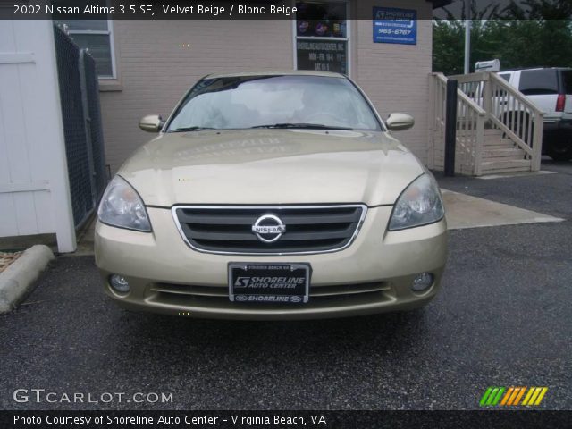 2002 Nissan Altima 3.5 SE in Velvet Beige