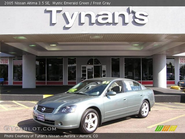 2005 Nissan Altima 3.5 SE in Mystic Emerald Green