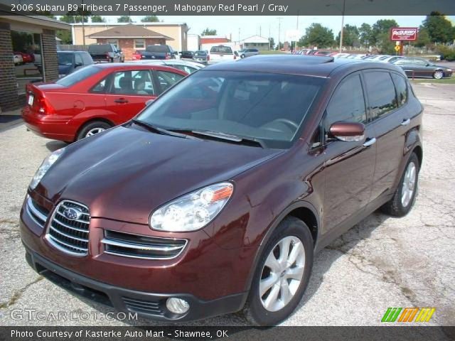 2006 Subaru B9 Tribeca 7 Passenger in Mahogany Red Pearl