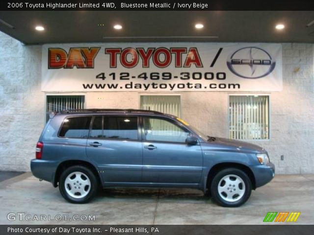 2006 Toyota Highlander Limited 4WD in Bluestone Metallic