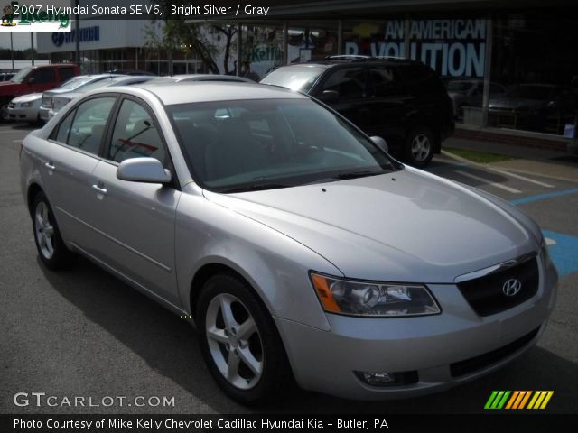 2007 Hyundai Sonata SE V6 in Bright Silver
