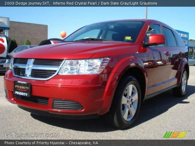 2009 Dodge Journey SXT in Inferno Red Crystal Pearl