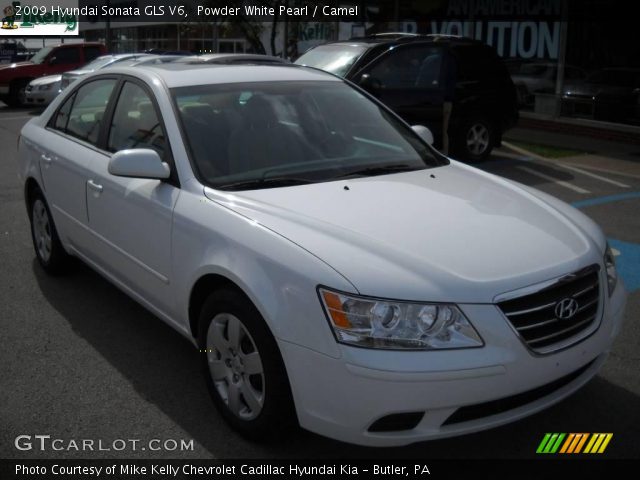2009 Hyundai Sonata GLS V6 in Powder White Pearl