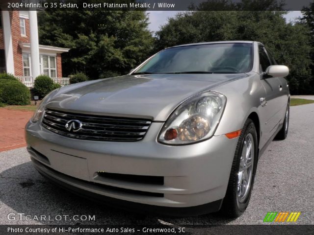 2004 Infiniti G 35 Sedan in Desert Platinum Metallic