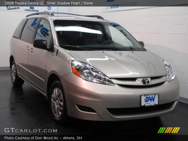 2008 Toyota Sienna LE in Silver Shadow Pearl