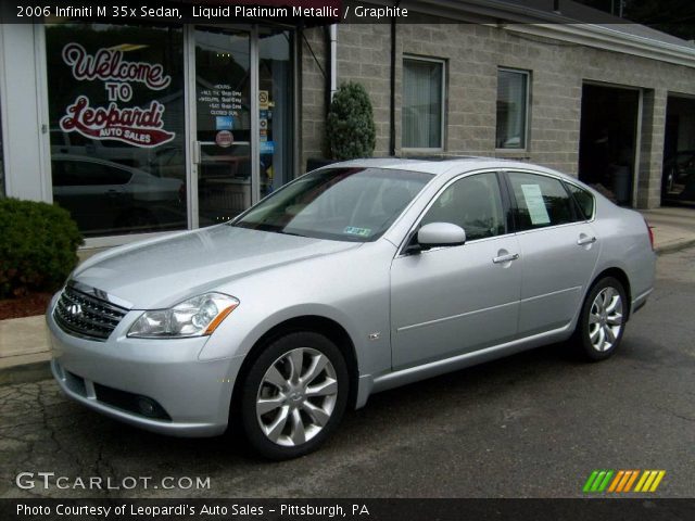 2006 Infiniti M 35x Sedan in Liquid Platinum Metallic